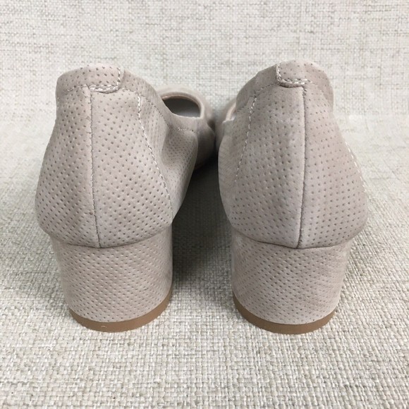 Jeffrey Campbell Cyndi Shoes Size 6.5 Gray Block Heels Suede Pumps - Picture 5 of 8